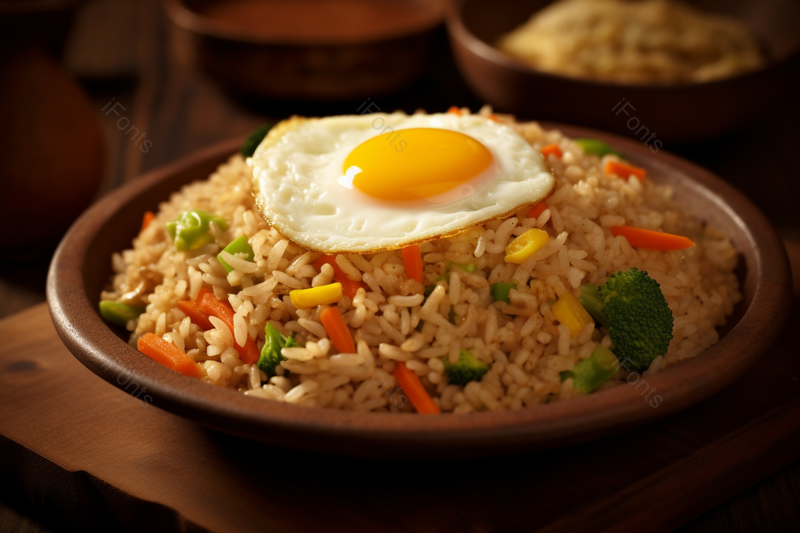 新鲜的蛋炒饭餐饮美食炒饭背景图,高清,摄影图,摄影图片,图片大全,摄影图免费下载